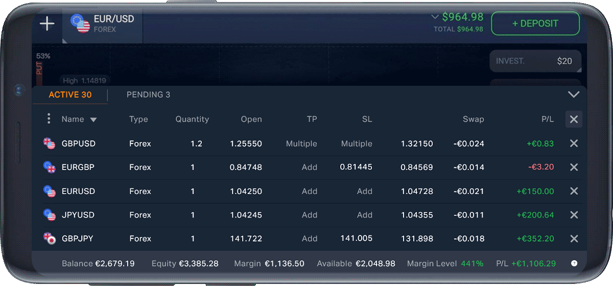 forex trading app